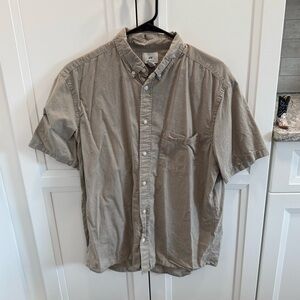 H&M Tan Button Up Shirt